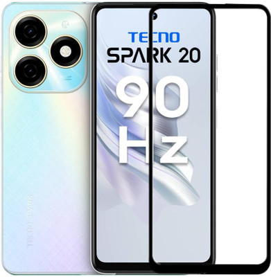 SRT Edge To Edge Tempered Glass for Tecno Spark 20(Pack of 1)