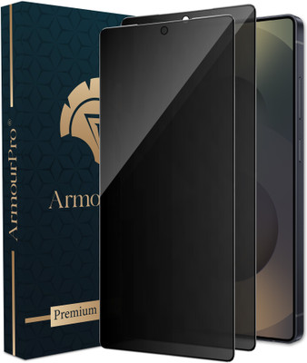 ArmourPro Edge To Edge Tempered Glass for Samsung Galaxy S25 Ultra 5G, Samsung Galaxy S25 Ultra, Samsung S25 Ultra 5G, Samsung S25 Ultra, Privacy Anti Spy Glass(Pack of 2)