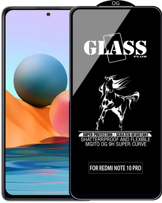 MGito Edge To Edge Tempered Glass for Redmi Note 10 Pro(Pack of 1)