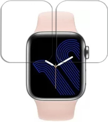 SOMTONE Edge To Edge Tempered Glass for T500 series Bluetooth Smart Watch SMARTWATCH SCREEN GUARD(Pack of 2)