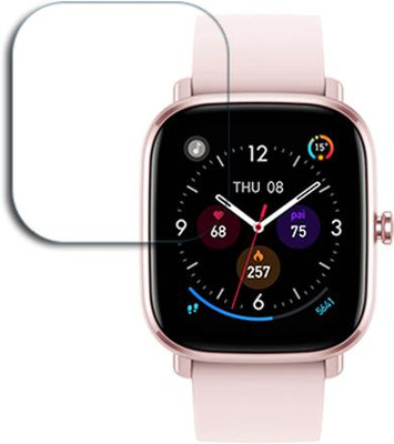 SOMTONE Edge To Edge Tempered Glass for Amazfit GTS 2 Mini New SMARTWATCH SCREEN GUARD(Pack of 1)