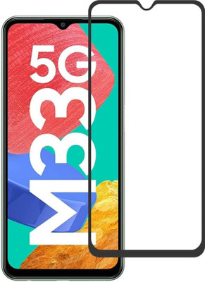 RCHJV Edge To Edge Tempered Glass for Samsung Galaxy M33 5G(Pack of 1)