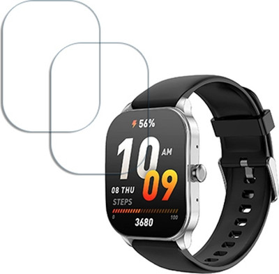 ARBAN Edge To Edge Tempered Glass for Amazfit Pop 3S Smart Watch with 1.96 inch SMARTWATCH SCREEN GUARD(Pack of 2)