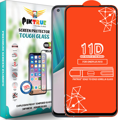 PikTrue Edge To Edge Tempered Glass for Oneplus N10(Pack of 1)