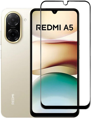 Caseline Edge To Edge Tempered Glass for Redmi A5, Redmi A5(Pack of 1)