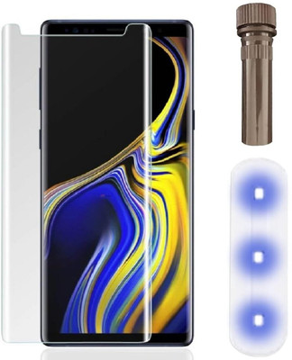 VOSKI Edge To Edge Tempered Glass for Samsung Galaxy Note 8 Edge To Edge UV glue tempered Glass(Pack of 1)