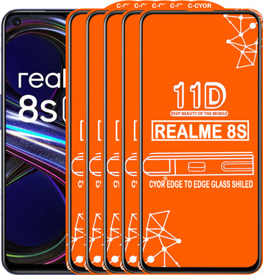 CYOR Edge To Edge Tempered Glass for SAMSUNG F22 4G(Pack of 5)