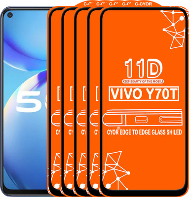 CYOR Edge To Edge Tempered Glass for VIVO Y70T(Pack of 5)