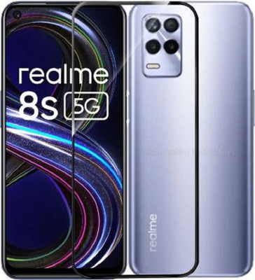 VISHZONE Edge To Edge Tempered Glass for REALME 8S 5G(Pack of 1)