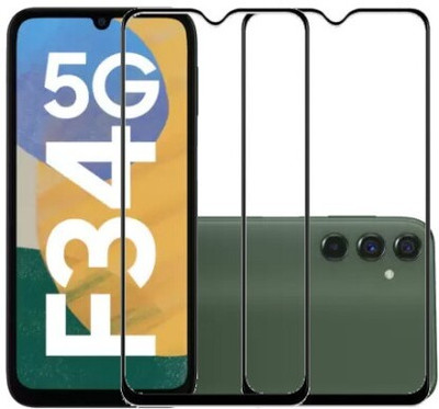 GORILLA PRO Edge To Edge Tempered Glass for Samsung-Galaxy F34 5G(Pack of 2)