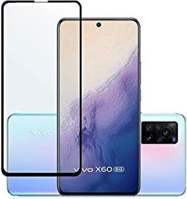 Viveks Edge To Edge Tempered Glass for Vivo X60 / X70 5G(Pack of 1)