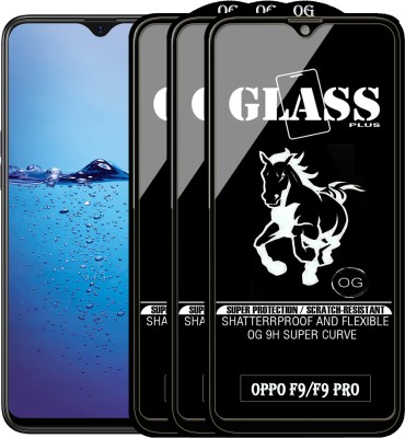 PFOAM Edge To Edge Tempered Glass for OPPO F9 Pro(Pack of 3)