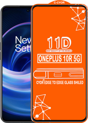 CYOR Edge To Edge Tempered Glass for ONEPLUS 10R 5G(Pack of 1)