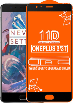 TWIGLO Edge To Edge Tempered Glass for OnePlus 3(Pack of 1)