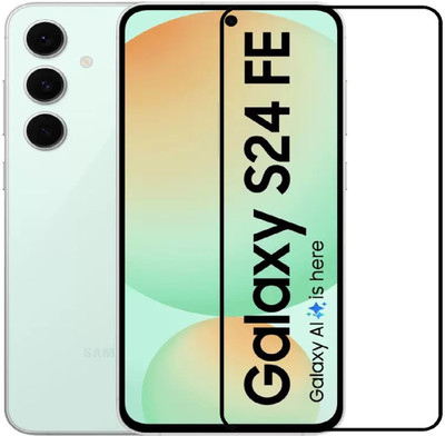 INFINITYWORLD Edge To Edge Tempered Glass for Samsung Galaxy S24 FE 5G(Pack of 1)