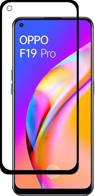 DR VAKU Edge To Edge Tempered Glass for Oppo F19 Pro, HD Crystal Clear, Upgraded Full Coverage Soft Side Edge, Ultra-Strong Protection Guard(Pack of 1)
