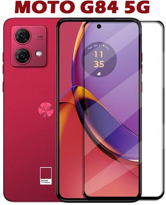 ROYALBASE Edge To Edge Tempered Glass for Moto G84.Motorola G84 5G(Pack of 1)