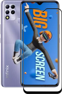 VDAT Edge To Edge Tempered Glass for Infinix Hot 12, INFINIX HOT 12, infinix hot 12(Pack of 1)