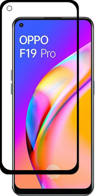 DR VAKU Edge To Edge Tempered Glass for Oppo F19 Pro, HD Crystal Clear, Upgraded Full Coverage Soft Side Edge, Ultra-Strong Protection Guard(Pack of 4)