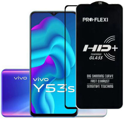 SM Styles Edge To Edge Tempered Glass for Vivo Y53s(Pack of 1)