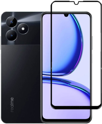 AB PRIME Edge To Edge Tempered Glass for Realme C51, realme C51(Pack of 1)