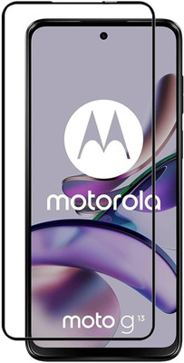 S-Softline Edge To Edge Tempered Glass for Moto G13(Pack of 1)