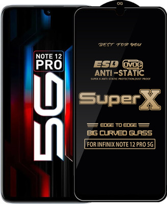 Qyist Edge To Edge Tempered Glass for INFINIX NOTE 12 PRO 5G(Pack of 1)