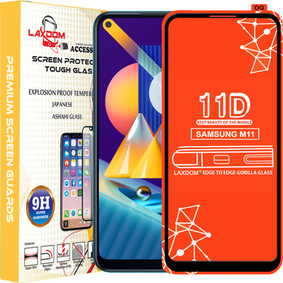 Laxdom Edge To Edge Tempered Glass for SAMSUNG GALAXY M11(Pack of 1)