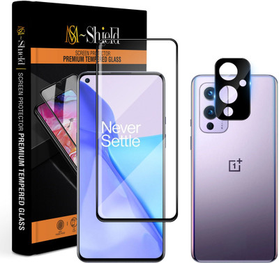 MS-Shield Edge To Edge Tempered Glass for OnePlus 9, With Camera Lens Protector(Pack of 1)