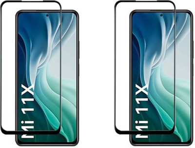 DMJHP Edge To Edge Tempered Glass for Mi 11X 5G(Pack of 2)