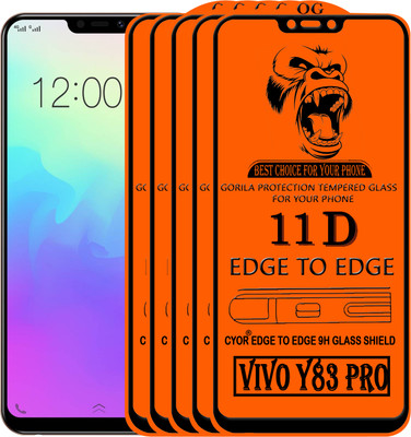 CYOR Edge To Edge Tempered Glass for VIVO Y83 PRO(Pack of 5)