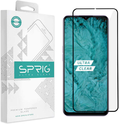 Sprig Edge To Edge Tempered Glass for Sprig Edge To Edge Tempered Glass for Oppo A79, A79 (Pack of 1)(Pack of 1)