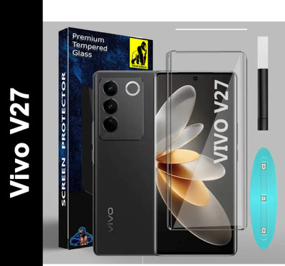 ITIANS Edge To Edge Tempered Glass for VIVO V27(Pack of 1)