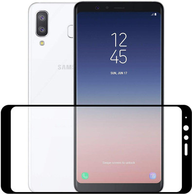 HIE POWER Edge To Edge Tempered Glass for Samsung Galaxy A9 Star-Edge to Edge Coverage with Easy Installation Kit ,9H hardness level provides protection from accidental drop & scratches Edge to Edge Coverage with Easy Installation Kit(Pack of 2)