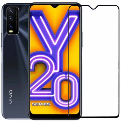 Expromium Edge To Edge Tempered Glass for Vivo Y20A(Pack of 1)