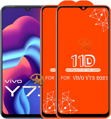 HQ Protection Edge To Edge Tempered Glass for VIVO Y73 2021(Pack of 2)