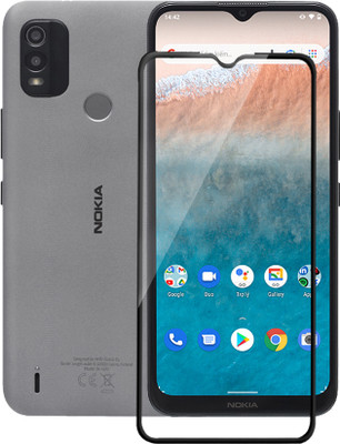 Flipkart SmartBuy Edge To Edge Tempered Glass for Nokia C21 Plus(Pack of 1)