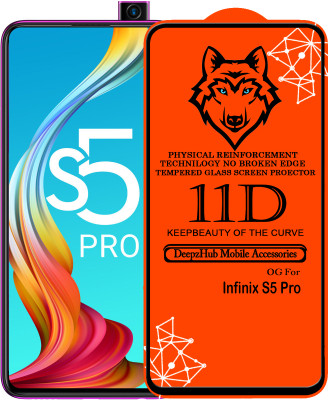CRodible Edge To Edge Tempered Glass for Infinix S5 Pro(Pack of 1)