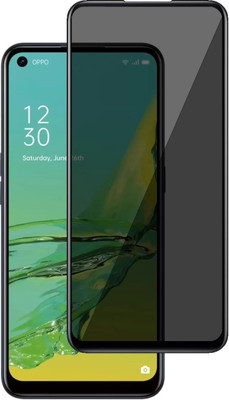 ISAAK Edge To Edge Tempered Glass for OPPO A32, OPPO A33 5G Privacy Tempered Glass(Pack of 1)