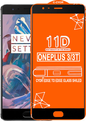 CYOR Edge To Edge Tempered Glass for OnePlus 3T(Pack of 1)