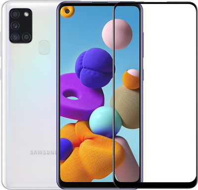 SEVEN7STAR Edge To Edge Tempered Glass for Samsung A21S(Pack of 1)