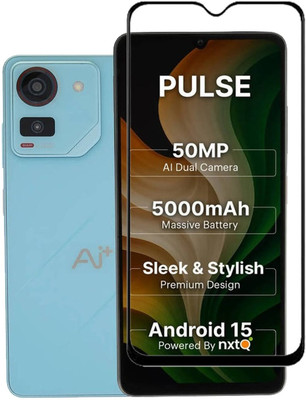 BRENZZ Edge To Edge Tempered Glass for Ai+ Pulse, Ai+ Nova 5G(Pack of 1)