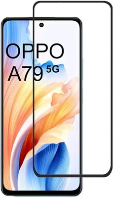 COVJ Edge To Edge Tempered Glass for OPPO A79 5G(Pack of 1)