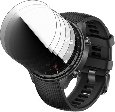 HIDEOUS Edge To Edge Tempered Glass for OnePlus Watch 3R smartwatch screenguard(Pack of 5)