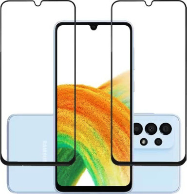 1DOLLAR Edge To Edge Tempered Glass for Samsung Galaxy A33 5G (Packof 2)(Pack of 2)