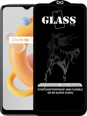 CYOR Edge To Edge Tempered Glass for REALME C20A(Pack of 1)