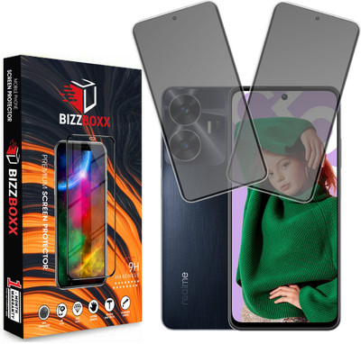 BizzBoxx Edge To Edge Tempered Glass for realme C55, realme Narzo N55, OnePlus Nord CE 3 Lite, OPPO F23 5G, Matte finish(Pack of 2)