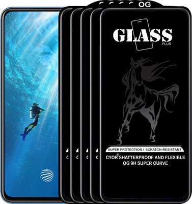 CYOR Edge To Edge Tempered Glass for VIVO V19(Pack of 5)