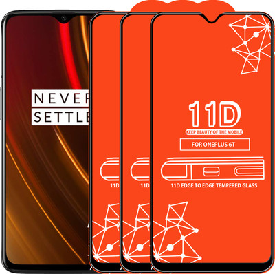 Roxel Edge To Edge Tempered Glass for OnePlus 6T(Pack of 3)