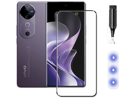 ASVALBUY Edge To Edge Tempered Glass for Vivo V40 5G(Pack of 1)